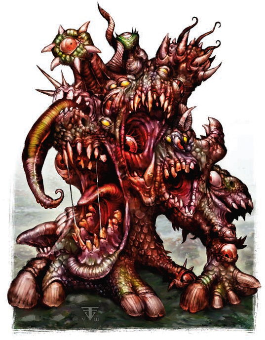 Squamous Thing - Far Realm Creatures (570x735), Png Download