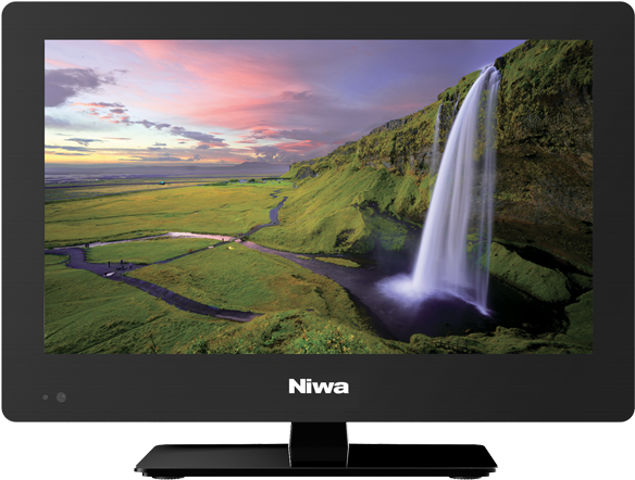 16" Solar Tv - Rule Of Thirds Waterfall (700x500), Png Download