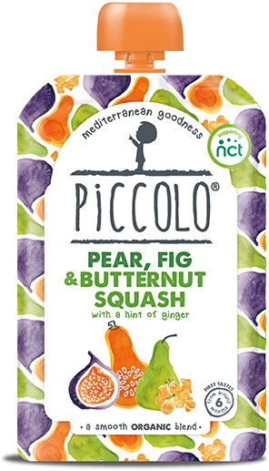 Pear, Fig & Butternut Squash - Piccolo Organic Spring Vegetables & Chicken With (348x600), Png Download
