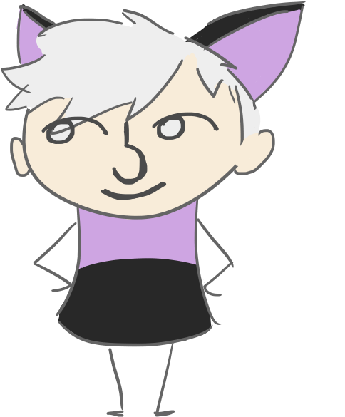 *casually Slides In* Take My Terrible Art Please Thing - Cartoon (600x600), Png Download