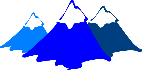 Mountains Clipart Black And White Free Download Best - Mountains Clipart (600x317), Png Download