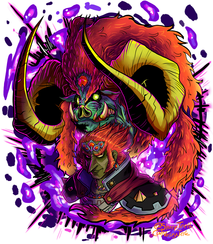 #ganondorf #fanart #loz #legendofzelda #ganon #mastoart - Illustration (694x800), Png Download