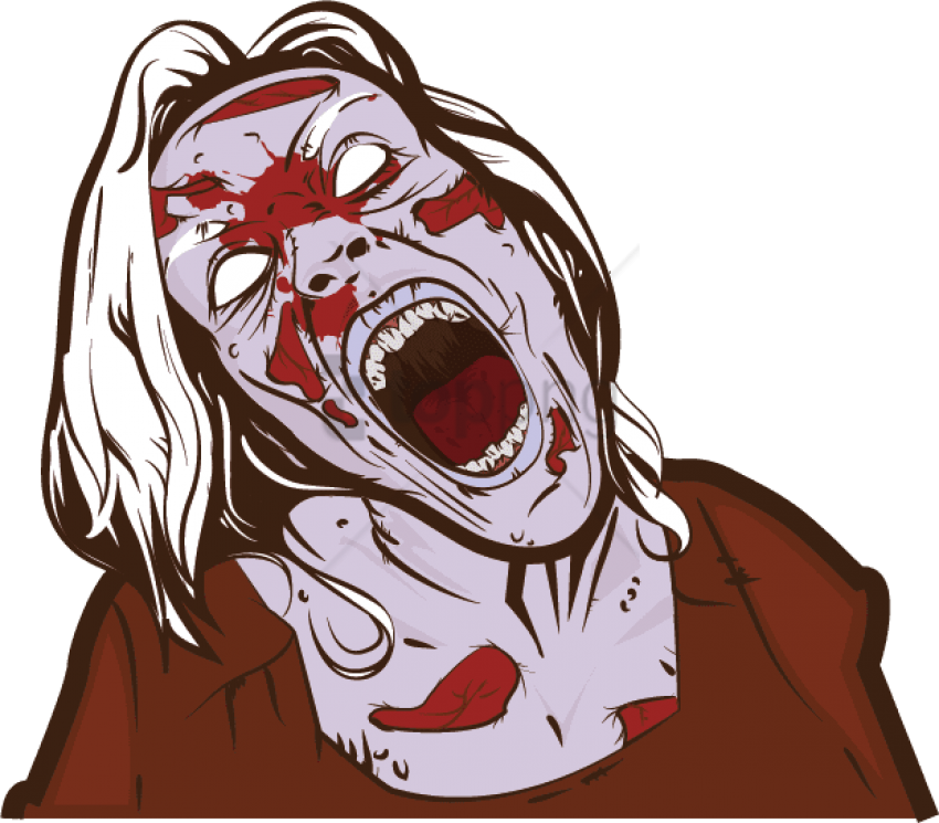 Zombie Girl By Chiquitoooh On Deviantart - Zombie Girl Transparent (621x544), Png Download
