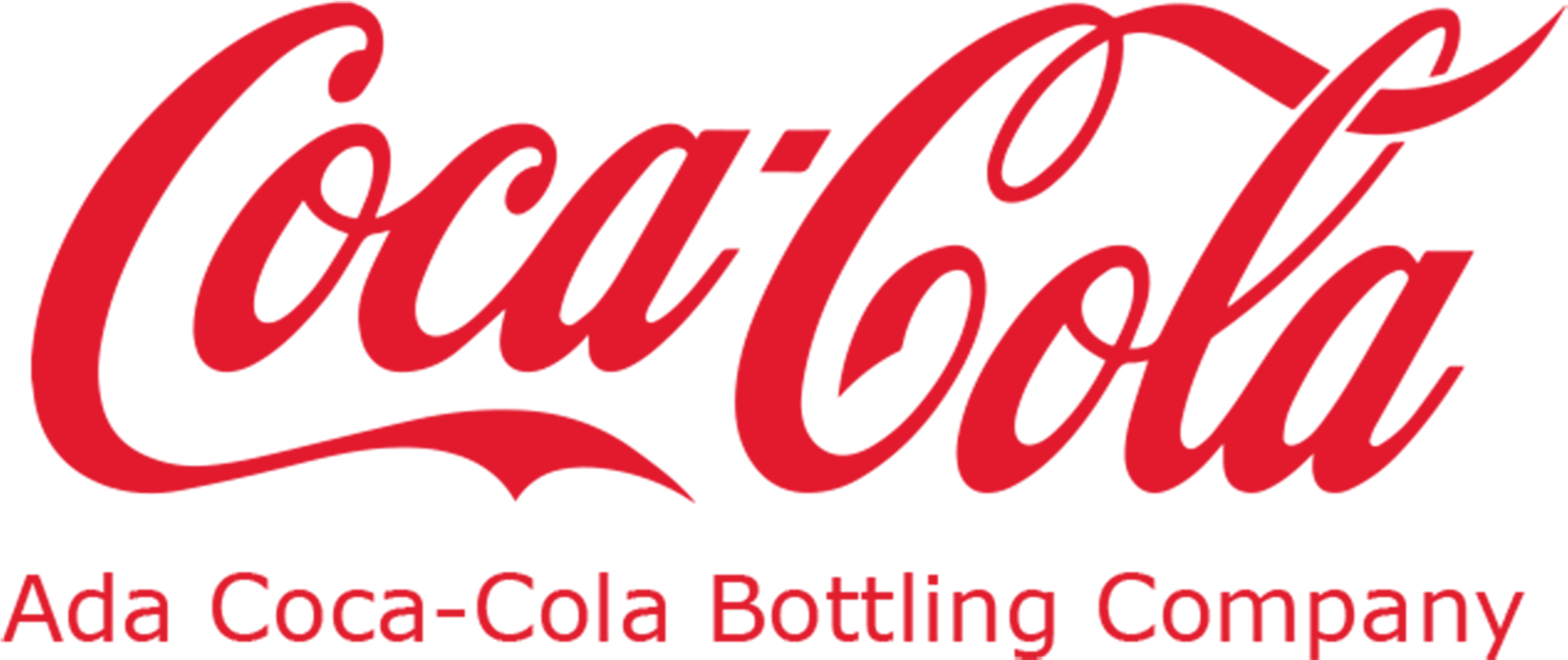 Ada Coca Cola Bottling Company - Coca Cola Company (3000x1230), Png Download