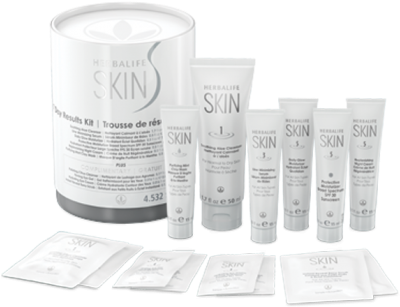 7 Day Results Kit - Herbalife Skin Trial Pack (400x319), Png Download