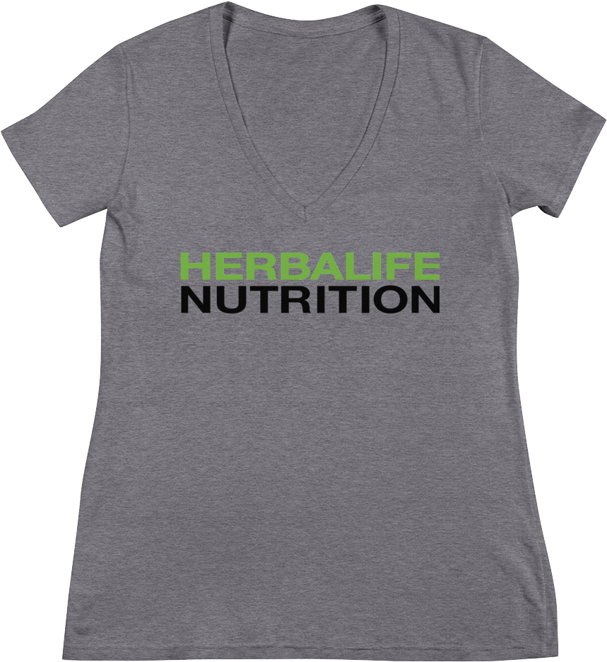 Herbalife V Neck T Shirt - Active Shirt (1000x1000), Png Download
