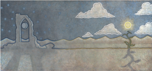 The Living From The Dead - Motif (500x500), Png Download