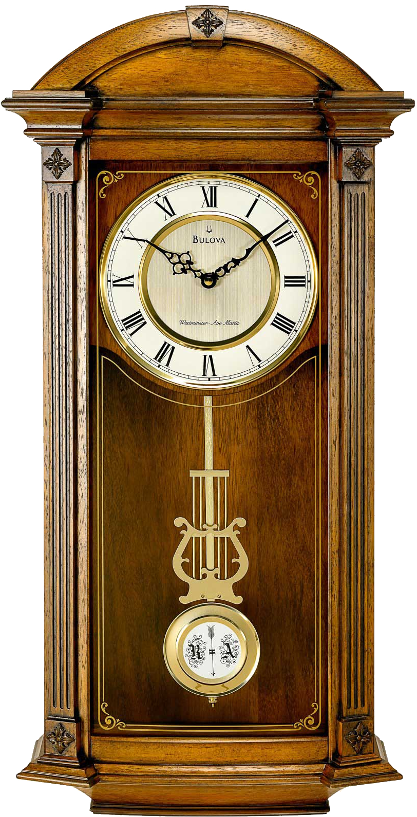 Wall Bell Clock Png Image - Wall Clock Old Style (812x1591), Png Download