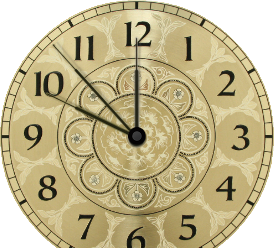 Antique Clock For Moto (960x870), Png Download