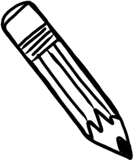 Dull Pencil Clip Art Dull Image - Clip Art Black And White Pencil (350x384), Png Download