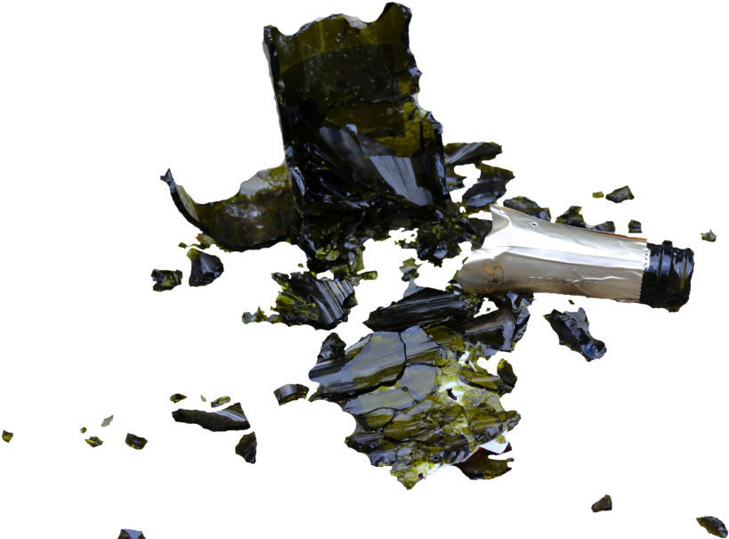 Clip Art Free Download Transprent Png Free Download - Broken Glass Bottle Transparent (1024x683), Png Download