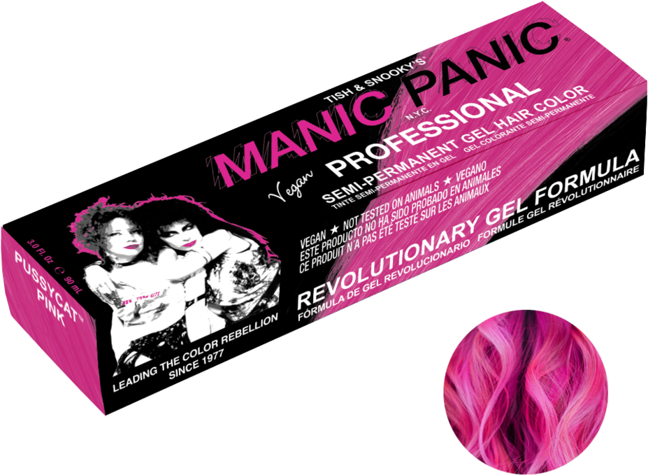 Professional Gel Pussycat Pink™ - Manic Panic Red Velvet (1024x1024), Png Download