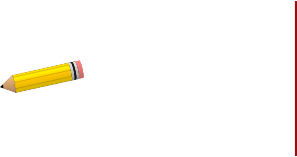 Long Pencil Clip Art (600x318), Png Download