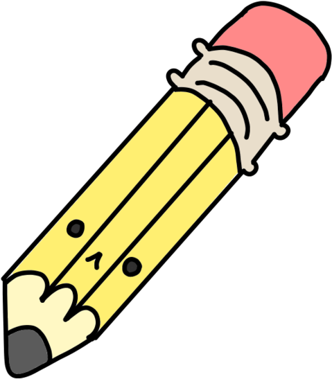 By Setsukoart On Deviantart - Kawaii Pencil Transparent (894x894), Png Download