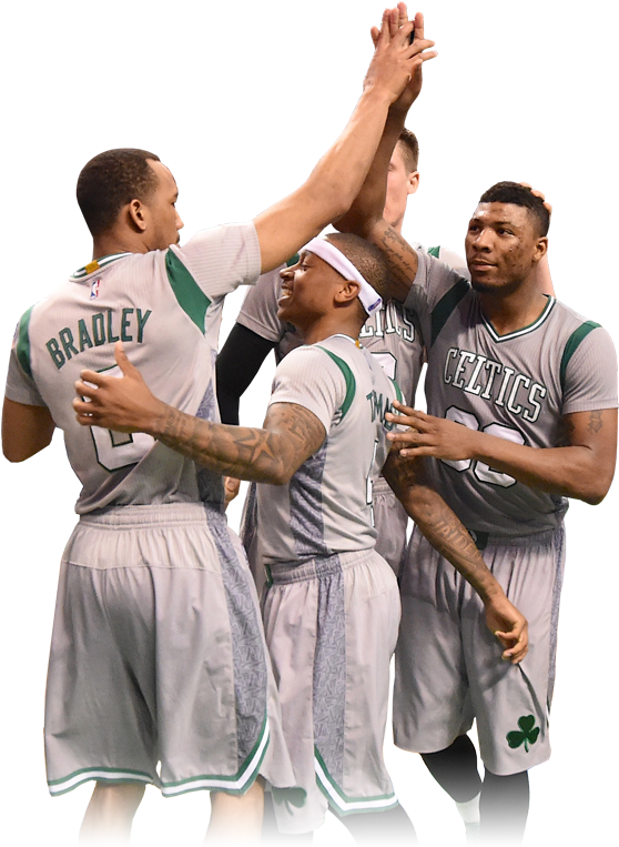 Isaiah Thomas With The Boston Celtics - Isaiah Thomas Celtics Short (600x775), Png Download