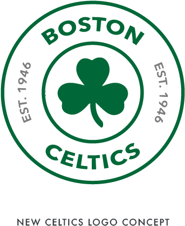 Direction A Lot Of Teams Are Going For Their Logos - Transparent Boston Celtics Logo (576x576), Png Download