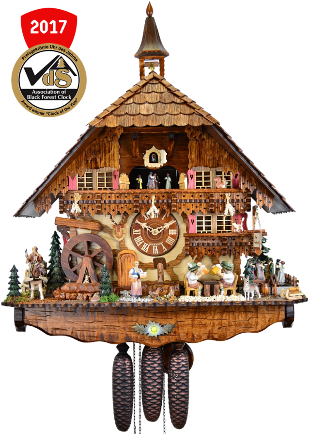 Cuckoo Clock (650x896), Png Download