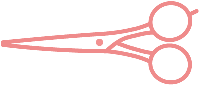 Scissors-pink - Portable Network Graphics (500x500), Png Download