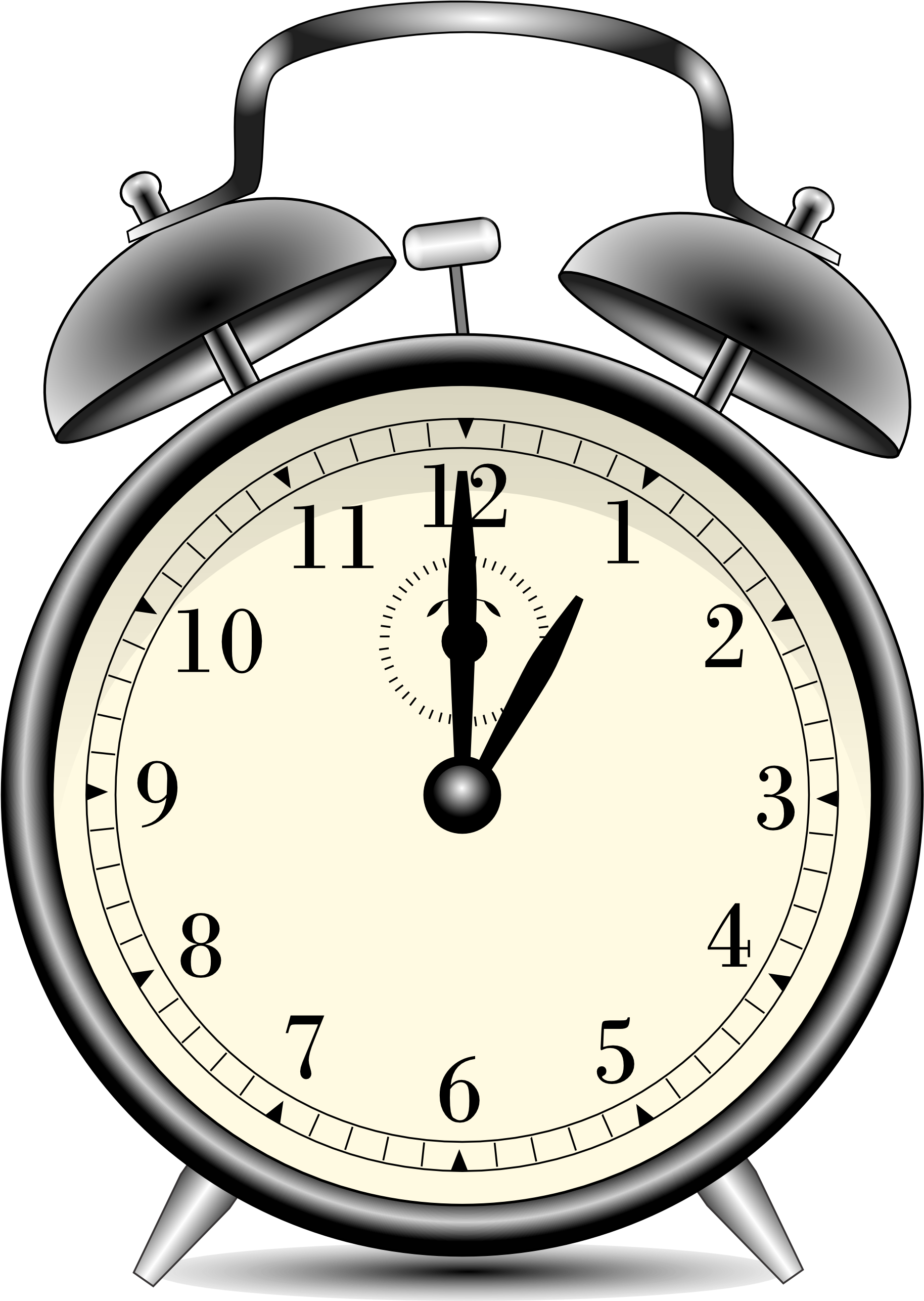 Freeuse Library Alarm Clock Clip Art Misc Pinterest - 3 00 Pm Clock (555x785), Png Download