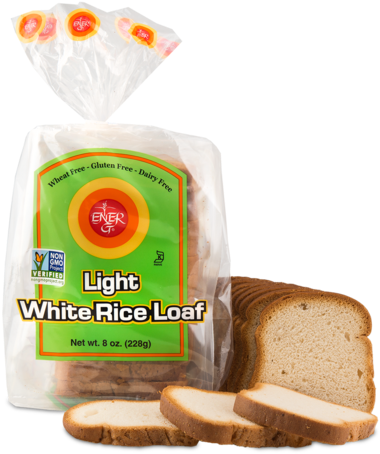 Ener-g Light White Rice Loaf - Ener-g - Bread Light White Rice Loaf Gluten-free - (416x480), Png Download