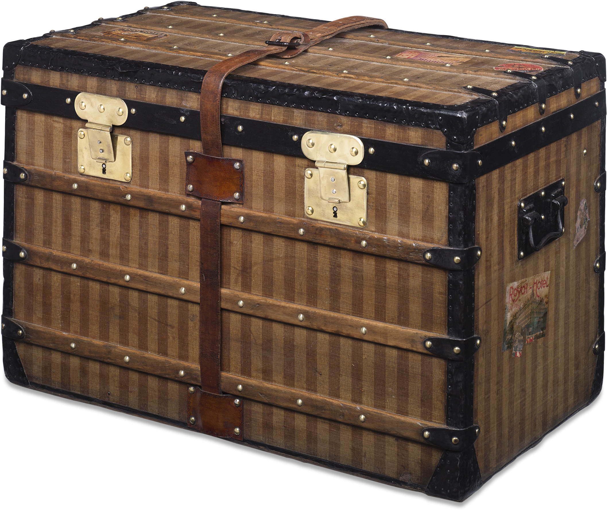 Louis Vuitton Rayée Steamer Trunk - Raya (2500x2000), Png Download