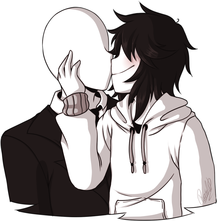 Source - - Jeff The Killer X Slender (830x880), Png Download