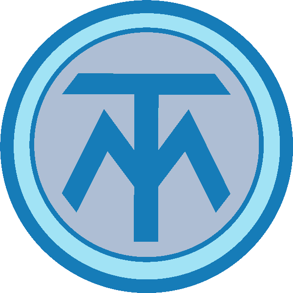 Tm Logo - Blue Tm (600x600), Png Download