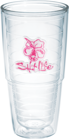 Salt Life Hibiscus Tumbler - Tervis Salt Life Hibiscus Tumbler, Clear (494x494), Png Download