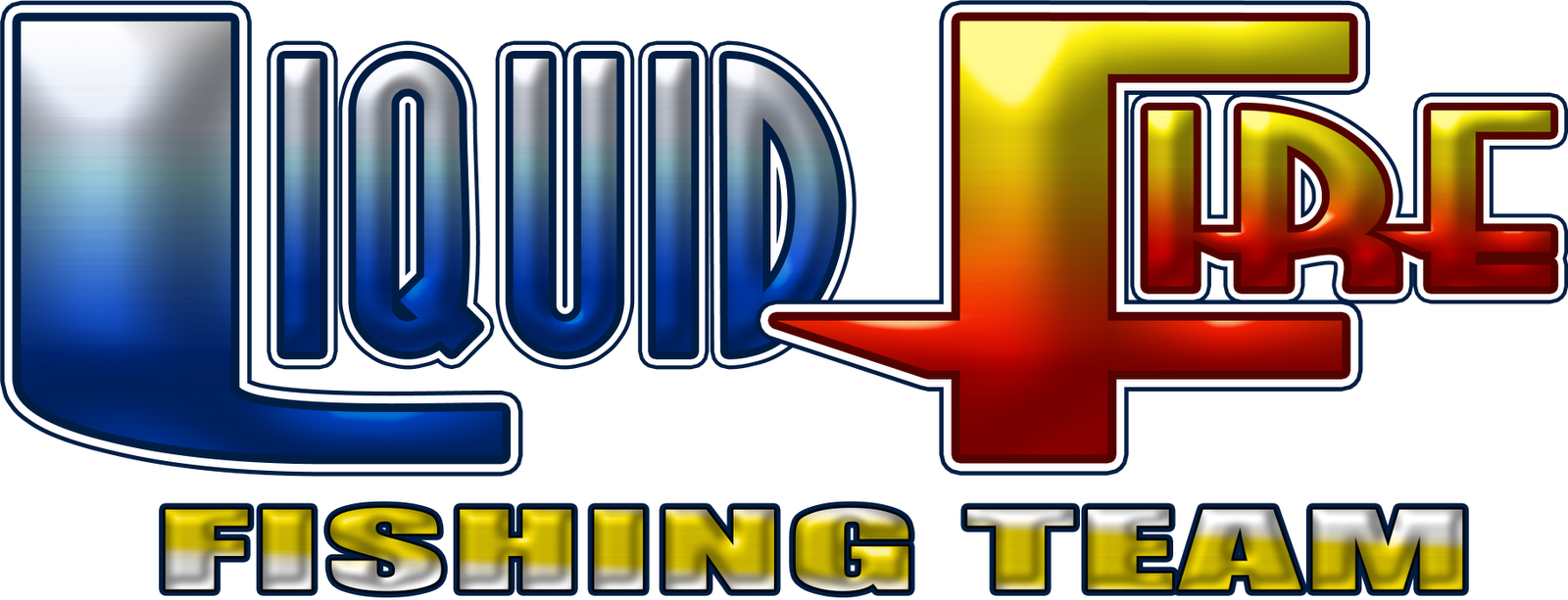 Liquid Fire Fishing Team Adventures - Fishing (1600x613), Png Download