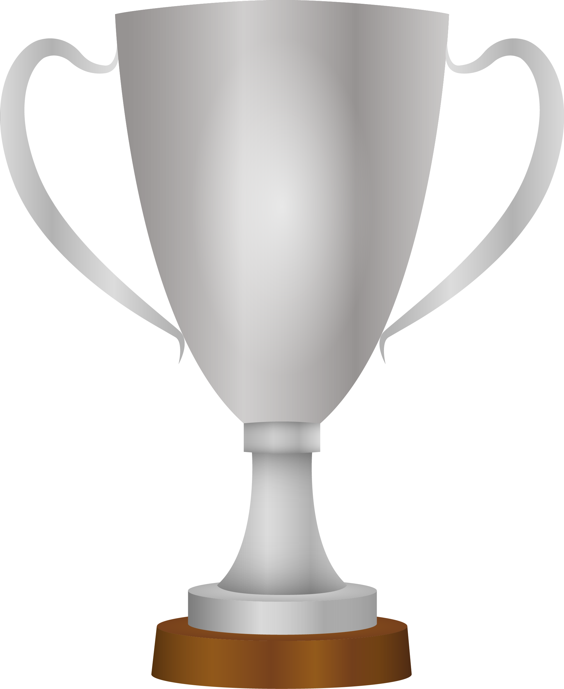 Trophy Silver Cup - Silver Trophy Transparent (1936x2366), Png Download