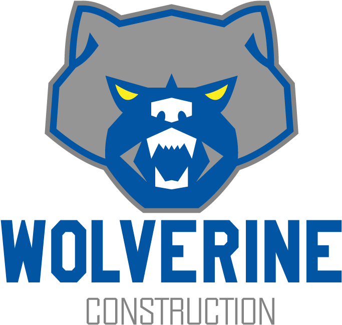 Logo Design By Patrimonio For Wolverine Construction - Angry Wolverine Head Front Retro Ornament (1500x1500), Png Download