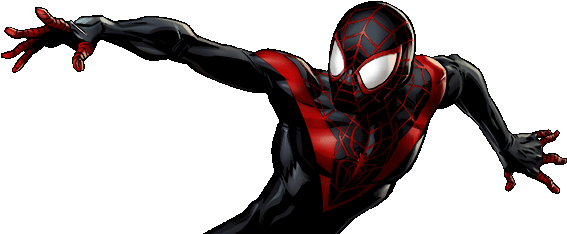 Ultimate Spider-man Dialogue 1 Right - Marvel Avengers Alliance Spiderman Png (580x270), Png Download