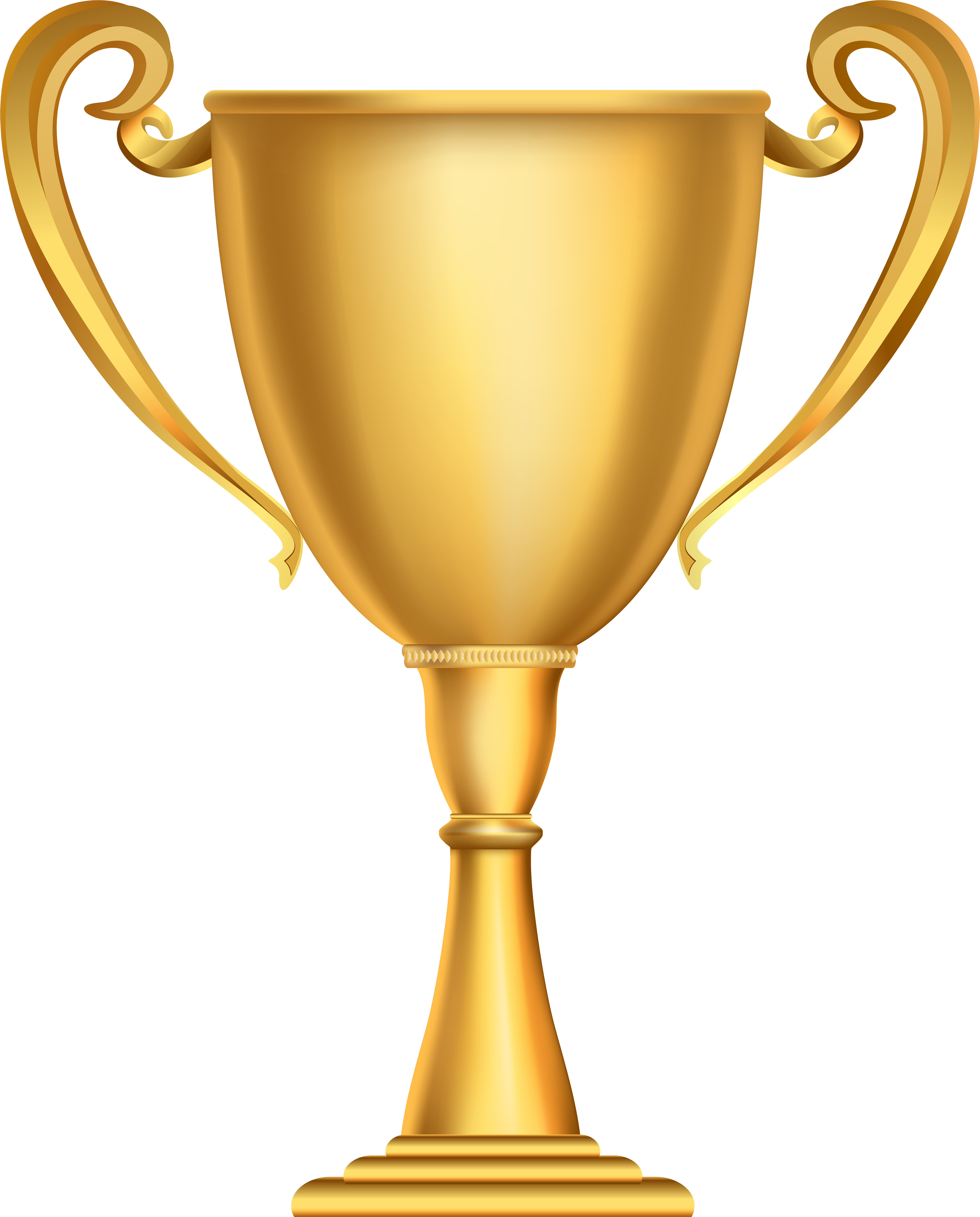 Awesome Of Trophy Clip Art Gold Silver Bronze Trophies (6441x8000), Png Download