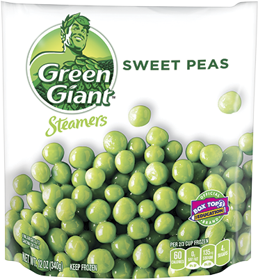 Green Giant Valley Fresh Steamers Sweet Peas 12 Oz - Green Giant Frozen Peas (400x400), Png Download