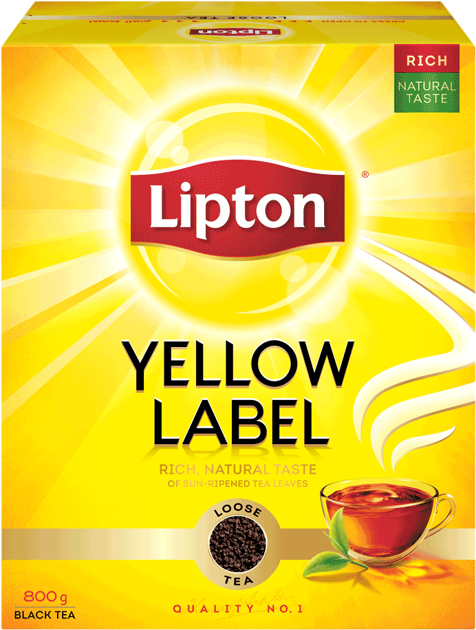 Lipton Yellow Label Loose Tea 200g (1000x1000), Png Download
