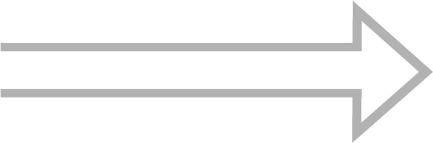 A13 Arrow Gray Right - Pattern (878x303), Png Download