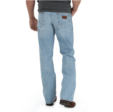 Wrangler Men's Retro Relaxed Boot Cut Jeans (649x390), Png Download
