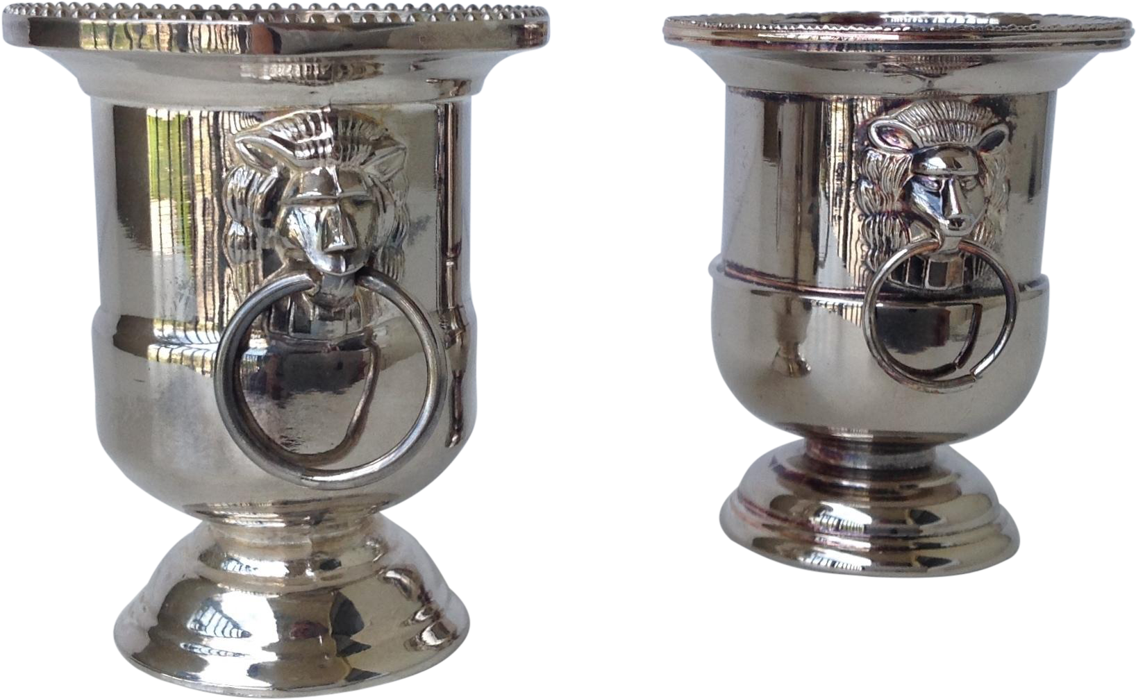 Silver Trophy Urn Lion Head Toothpick Holder - Trophy (2092x1588), Png Download
