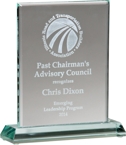 Silver & Brass Engraving, Plus Unique Crystal & Glass - Standing Awards (434x500), Png Download