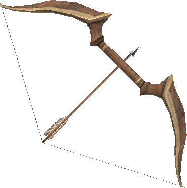 An Evolved Form Of The Long Bow That Can Knock Enemies - Great Bow (371x373), Png Download
