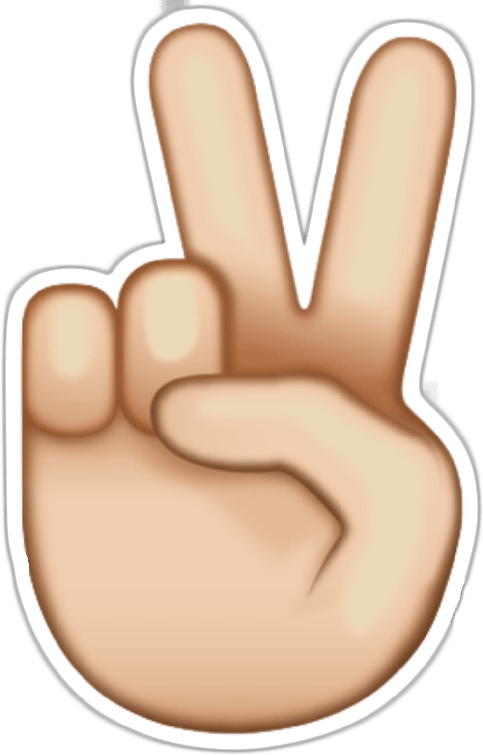 Peace Sticker Transparent Png - Peace Emoji Png (1000x1538), Png Download