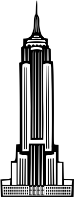 New York Skyline Transparent Png - Empire State Building Png (400x400), Png Download