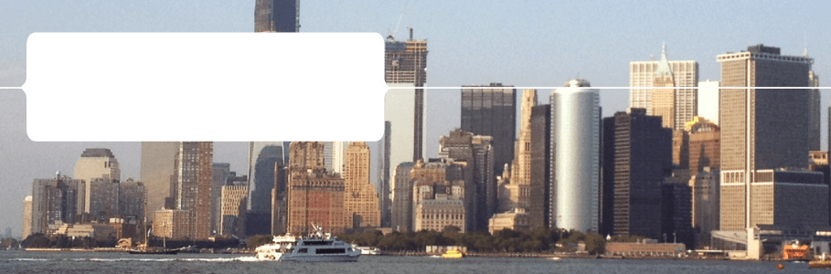 New York City Skyline - New York City (909x300), Png Download