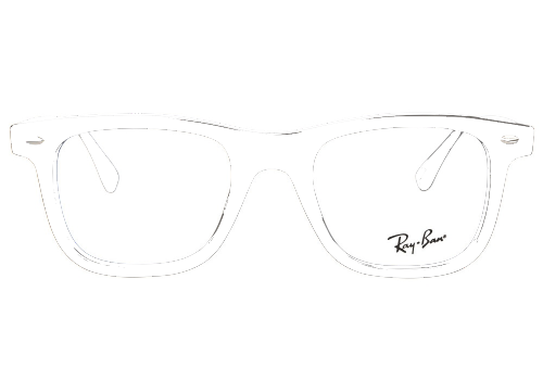 Tumblr Mp6ao4nbkh1s6294bo1 500 Png Nerd Glasses Tumblr - Black Ray Ban Reading Glasses (500x350), Png Download