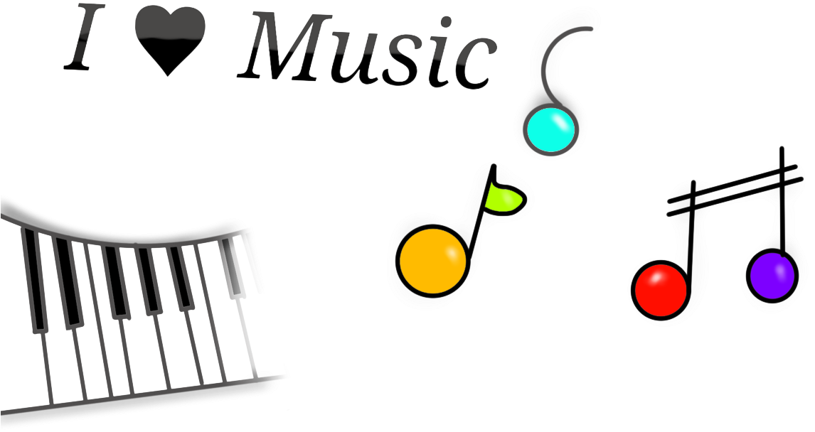 I Love Music Png Photo - Graphic Design (1024x576), Png Download