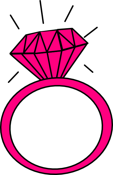 Ashraf Clip Art At Clker Com Vector - Pink Ring Clipart (384x595), Png Download