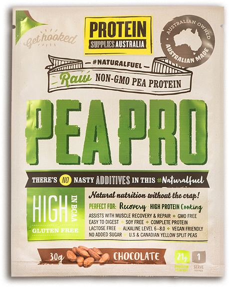 Pea Choc Single V=1495149427 - Peapro Raw Pea Protein (vanilla) 3kg (566x825), Png Download