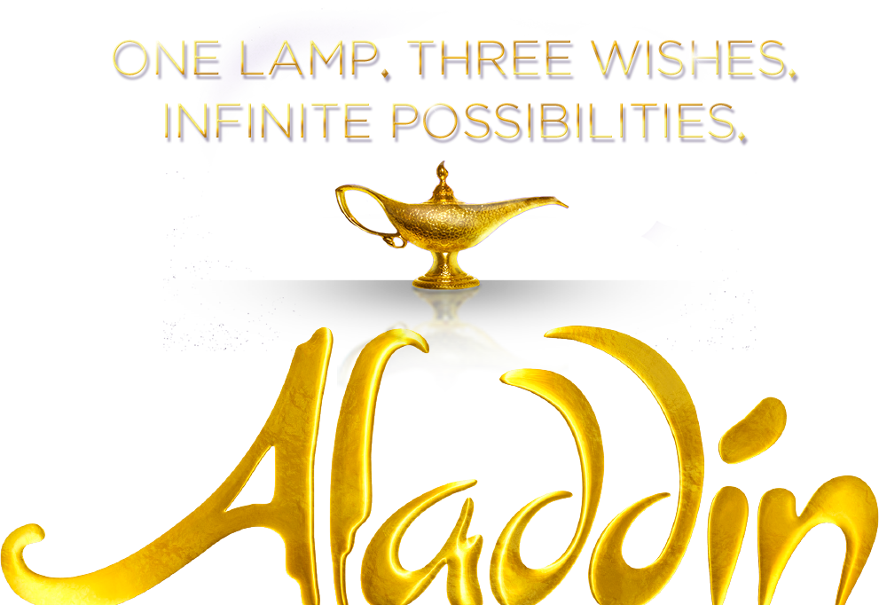 Aladding Musical Logo - Aladdin Broadway Logo Png (991x682), Png Download