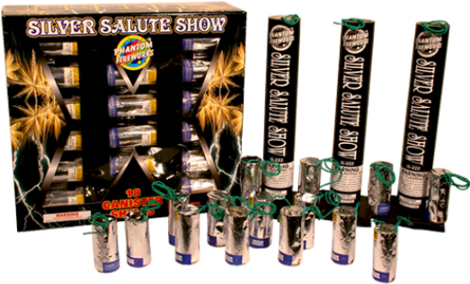 Silver Salute Show, 18 Pcs - Salute (525x525), Png Download
