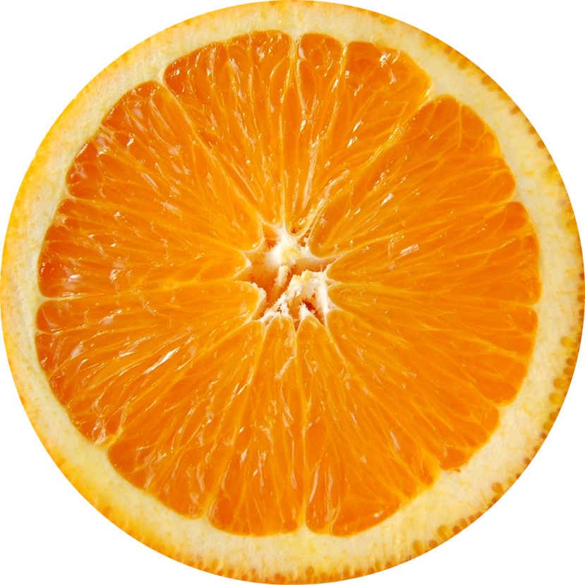 Media Naranja - Sliced Orange (829x829), Png Download